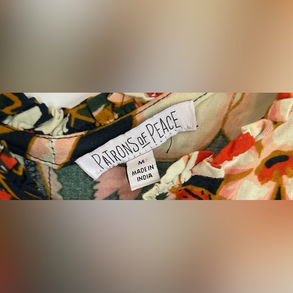 Patrons of Peace Floral Print Spaghetti Strap Top - Picture 9 of 11